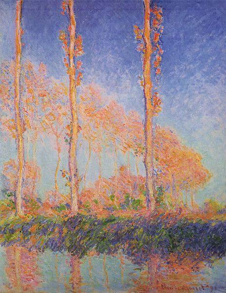 Claude Monet Poplars,